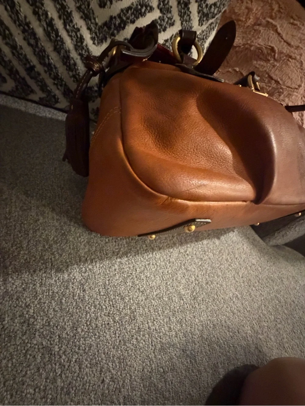 Dooney & Bourke structured leather