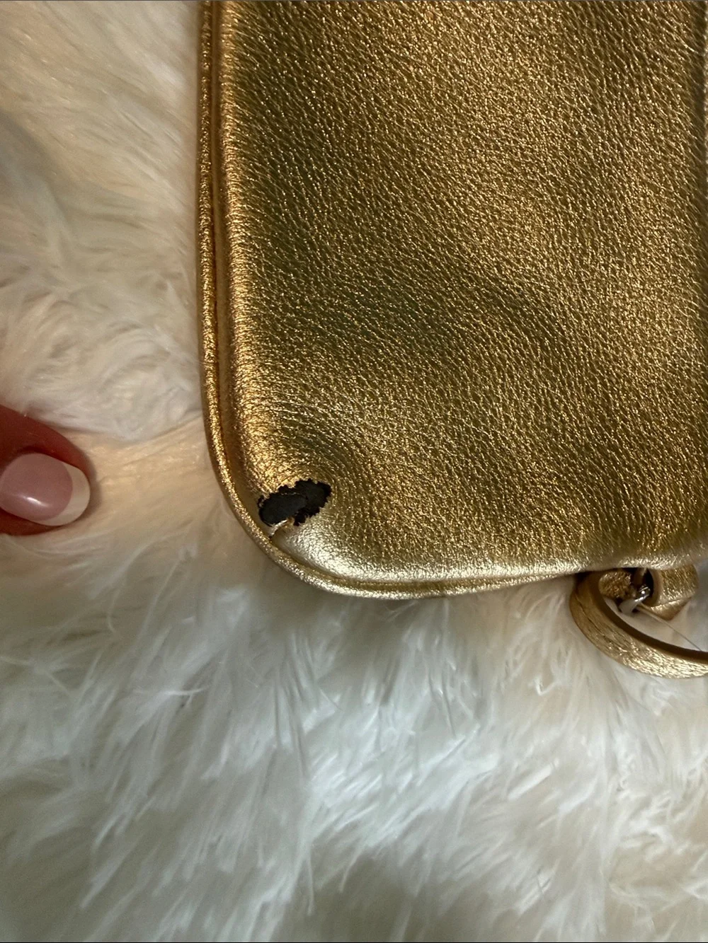 Liz Claiborne sleek metallic