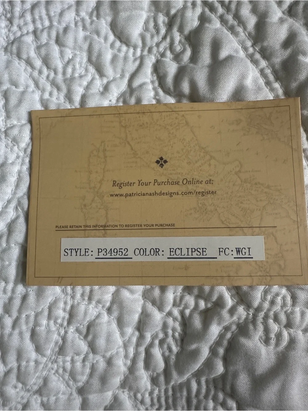 Patricia Nash never used