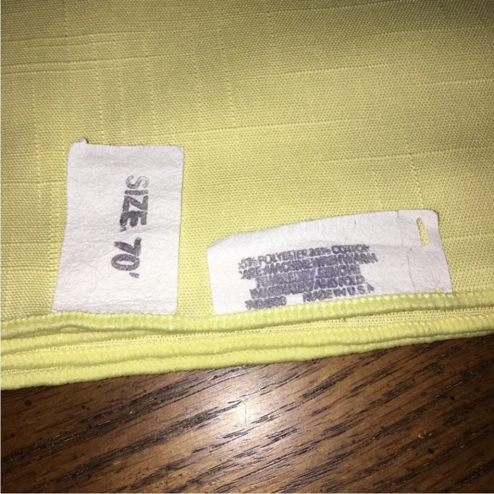 Vintage are yellow