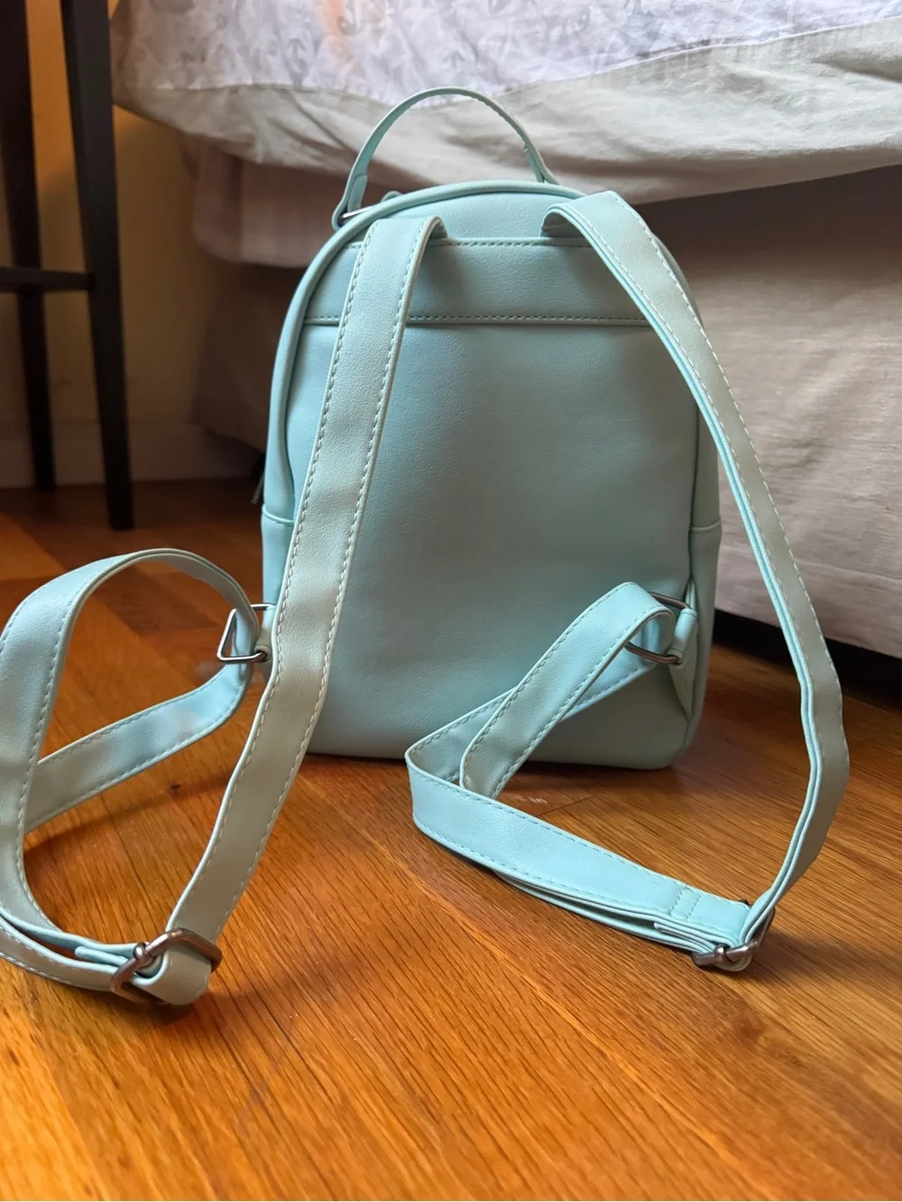 Disney Loungewfly Cinderella’s Mice white and blue backpack