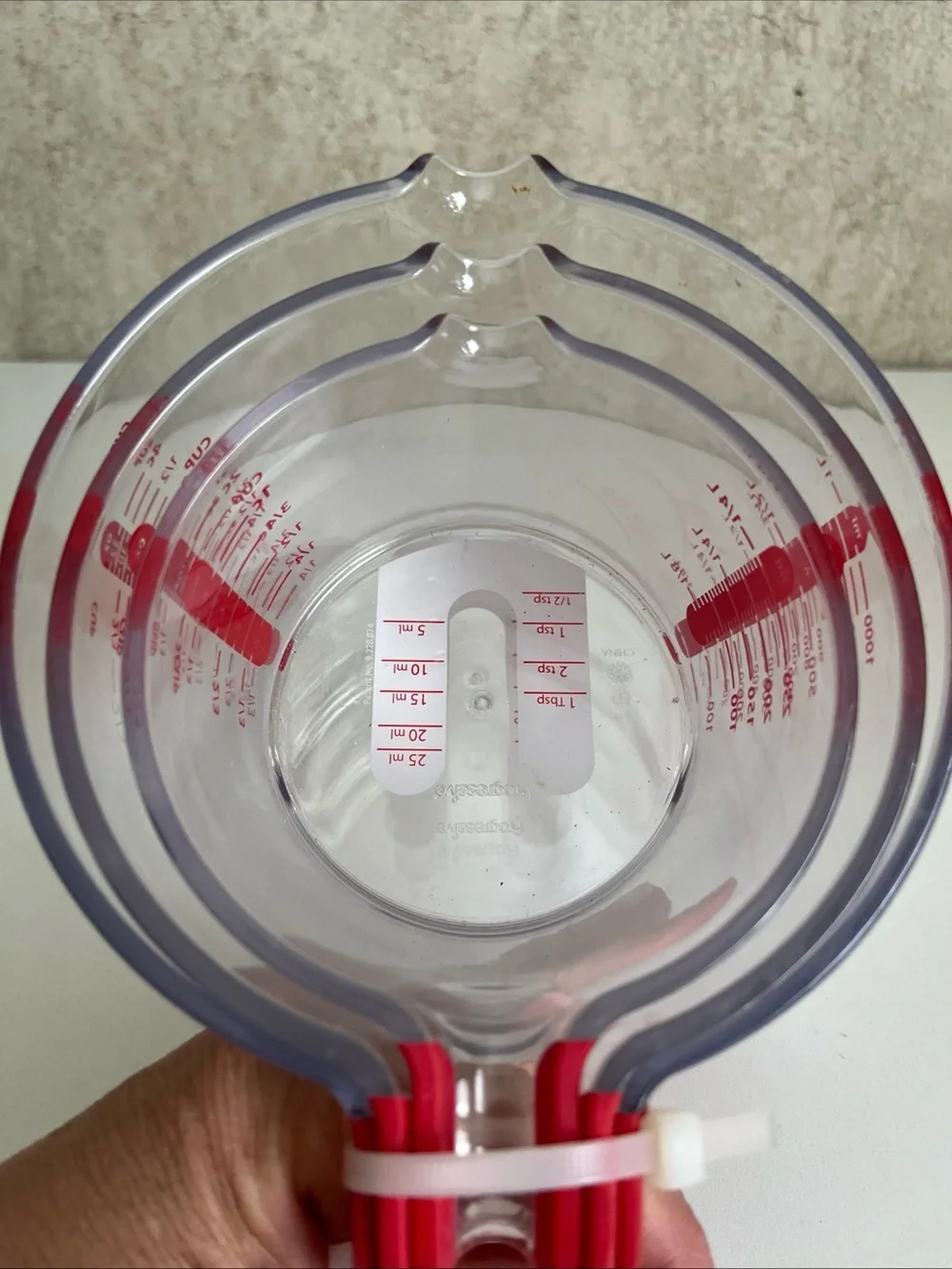 Progressive clear plastic