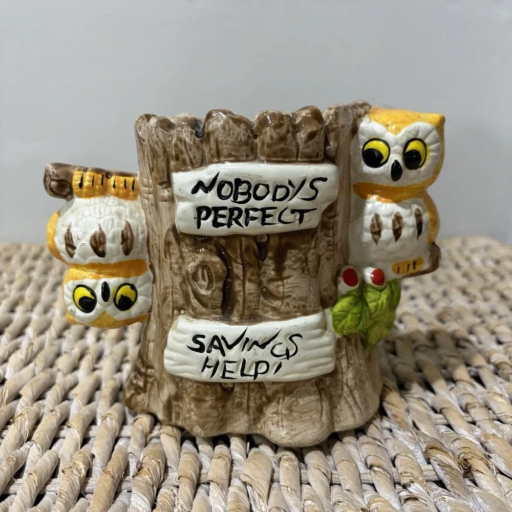 Enesco vintage owl