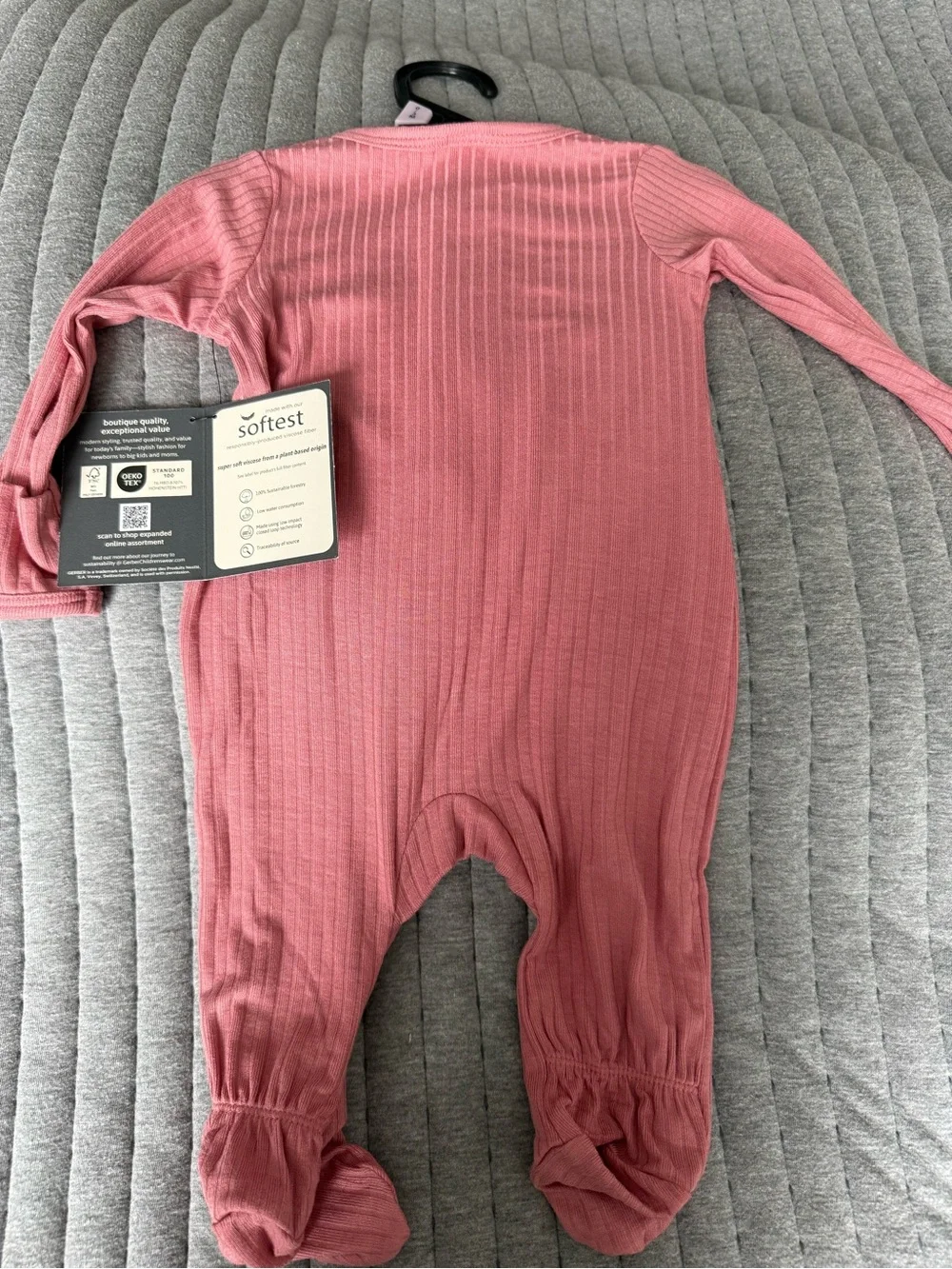 Gerber design lightweight pink