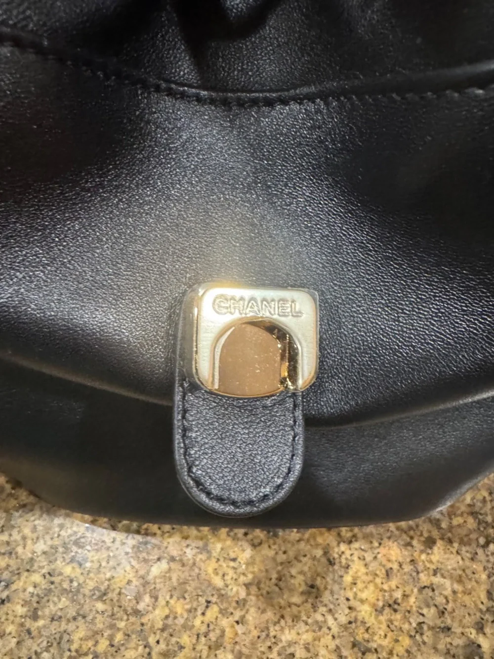 CHANEL authentic leather