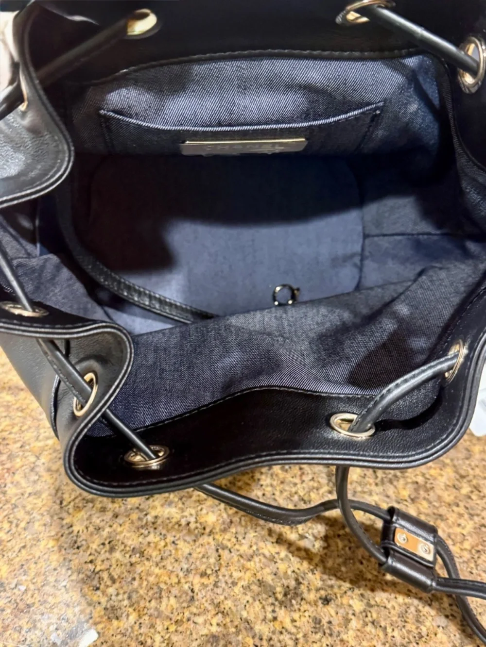 CHANEL authentic leather