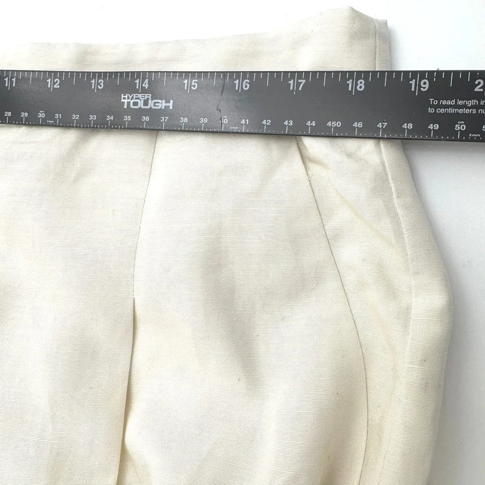 Banana Republic cream linen
