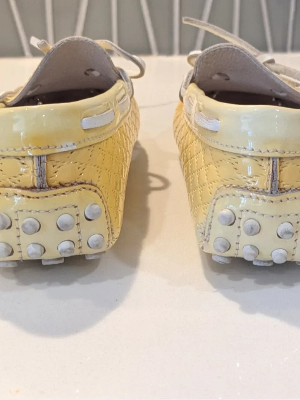 Tods pale yellow