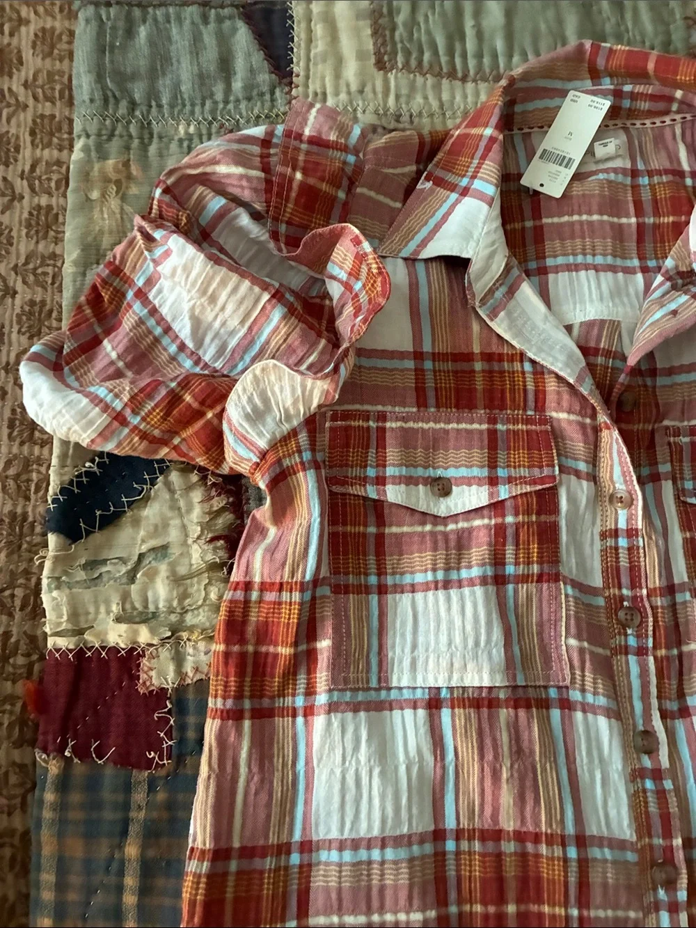 Anthropologie new tags button
