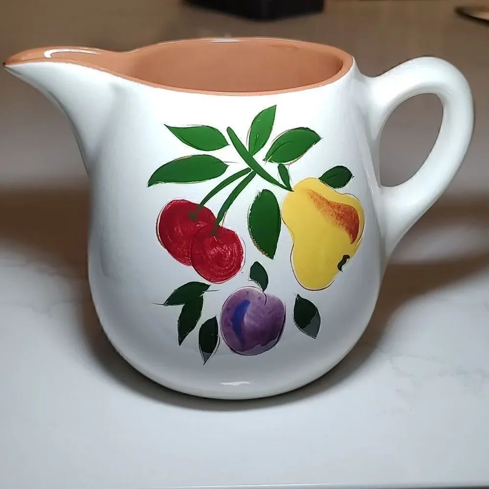 Stangl Pottery Creamer Festival Pattern Vintage Small Pitcher