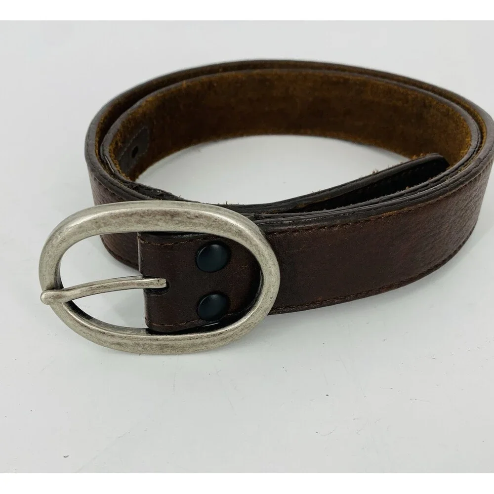 3D Belt Co Dark Brown Genuine Leather Men's 2