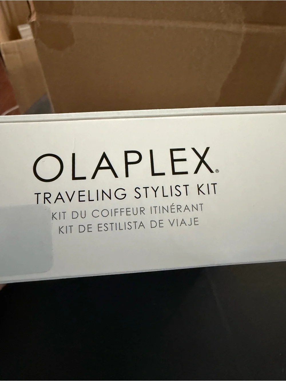 OLAPLEX branded traveling