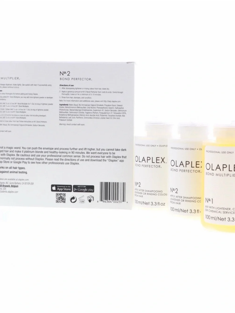 OLAPLEX branded traveling