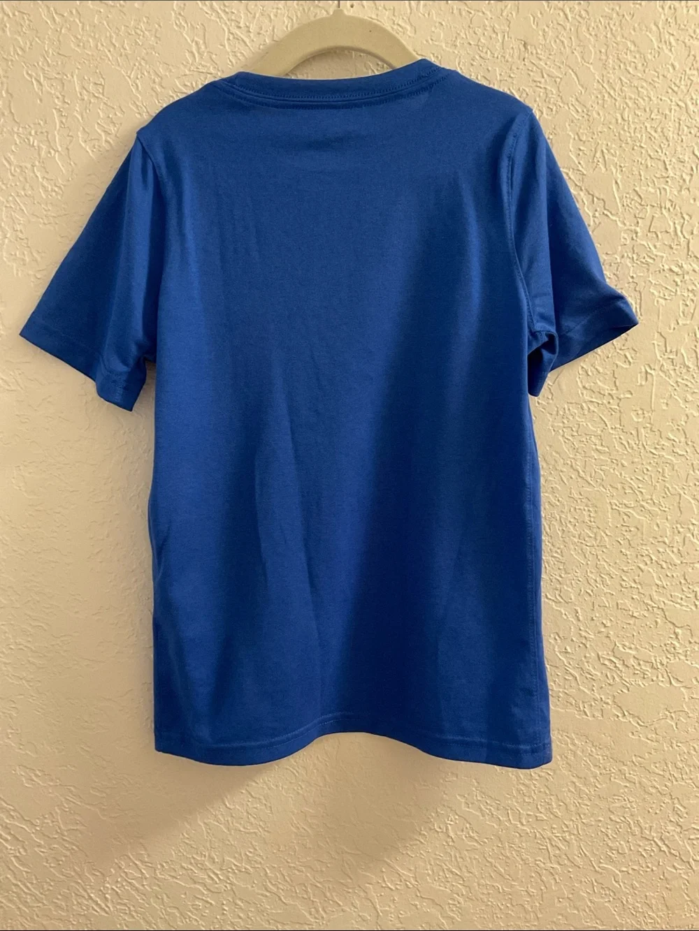 NIKE - TEE - Dri-Fit - Blue/White Nike Logo Boy’s Size S - Short Sleeve