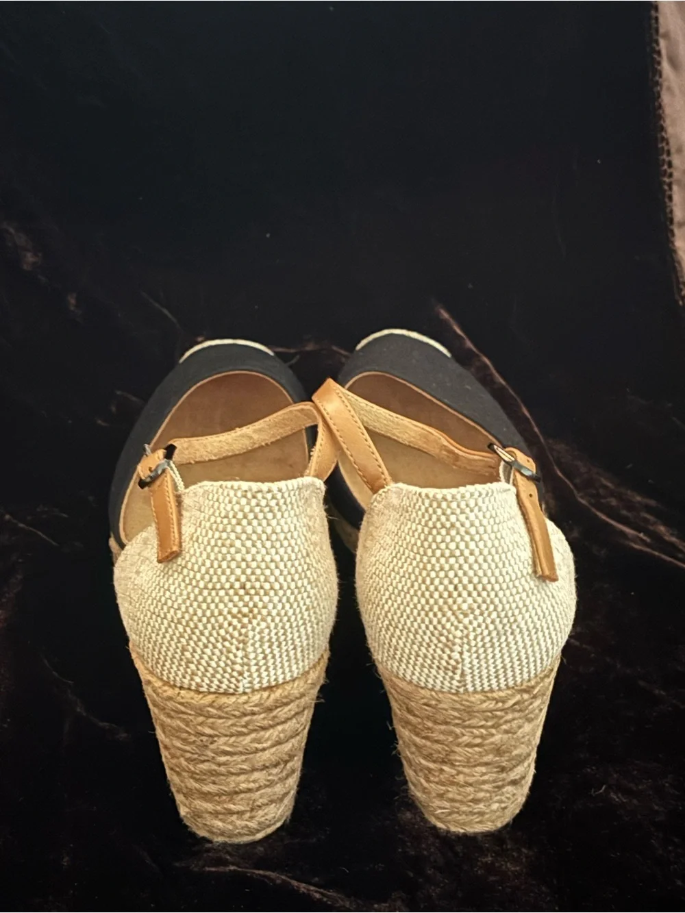 White Mountain espadrille wedges