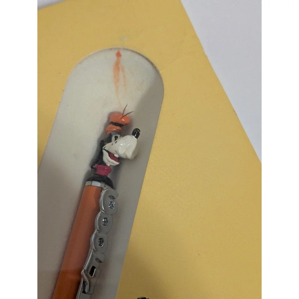 Vintage Colibri Walt Disney Goofy  Ballpoint Pen, Black & Orange  Pen 90s