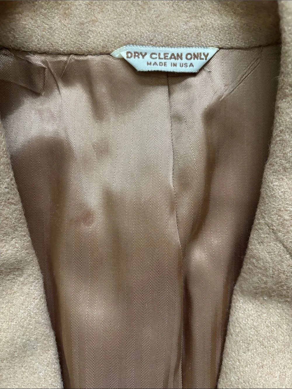 Lord & Taylor 100% camel