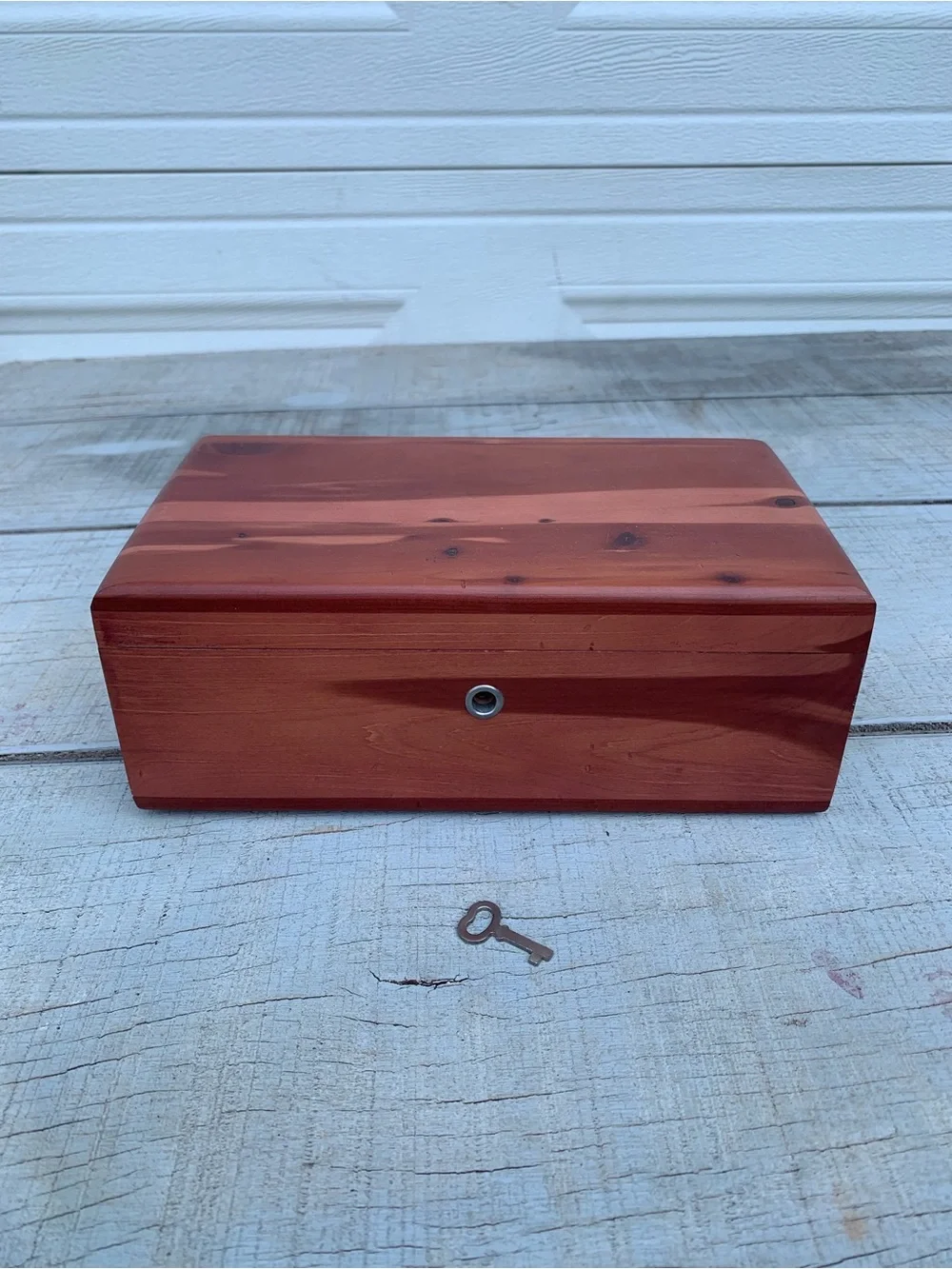 Vintage Lane Mini Cedar Chest JCPenney Gift Registry The Perfect Match Box Key