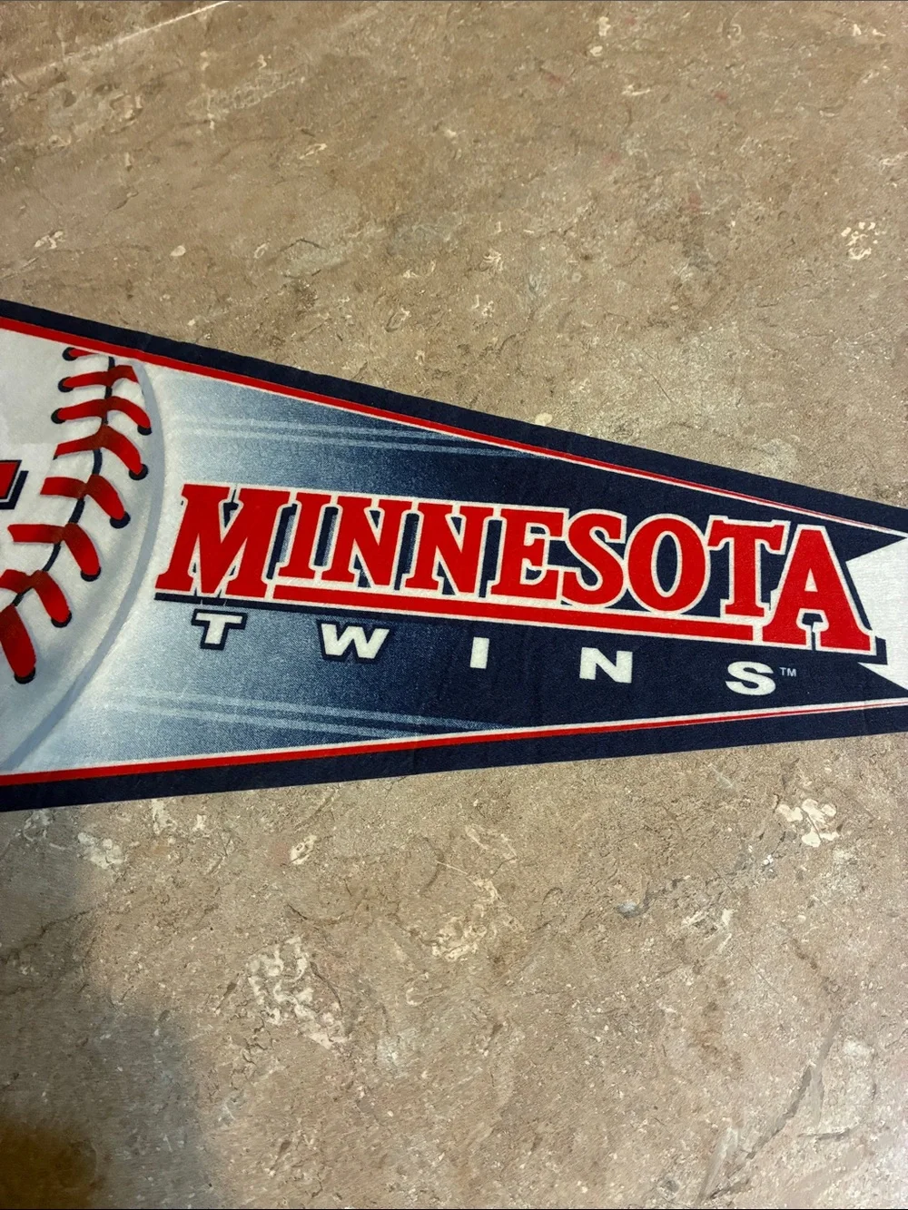 Minnesota Twins 2006 Red & Navy Baseball Pennant Wall Decor