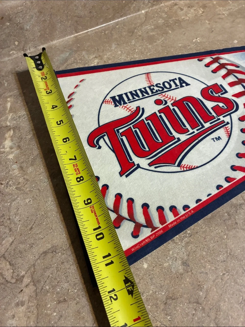 Minnesota Twins 2006 Red & Navy Baseball Pennant Wall Decor
