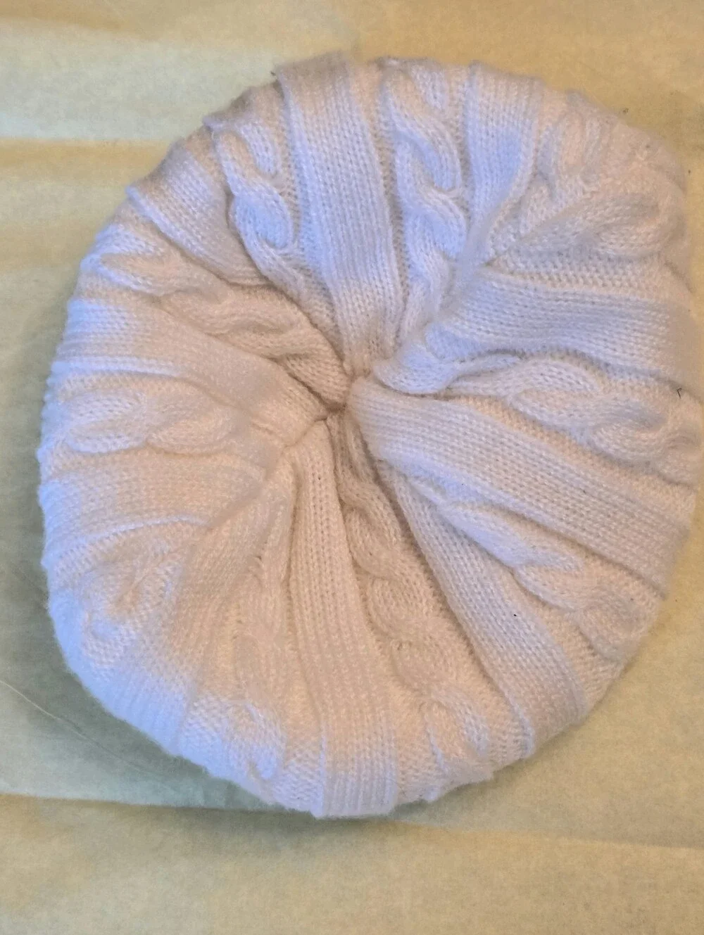 Nike Jordan Jumpman Beanie Cap Cable Knit Cream Unisex