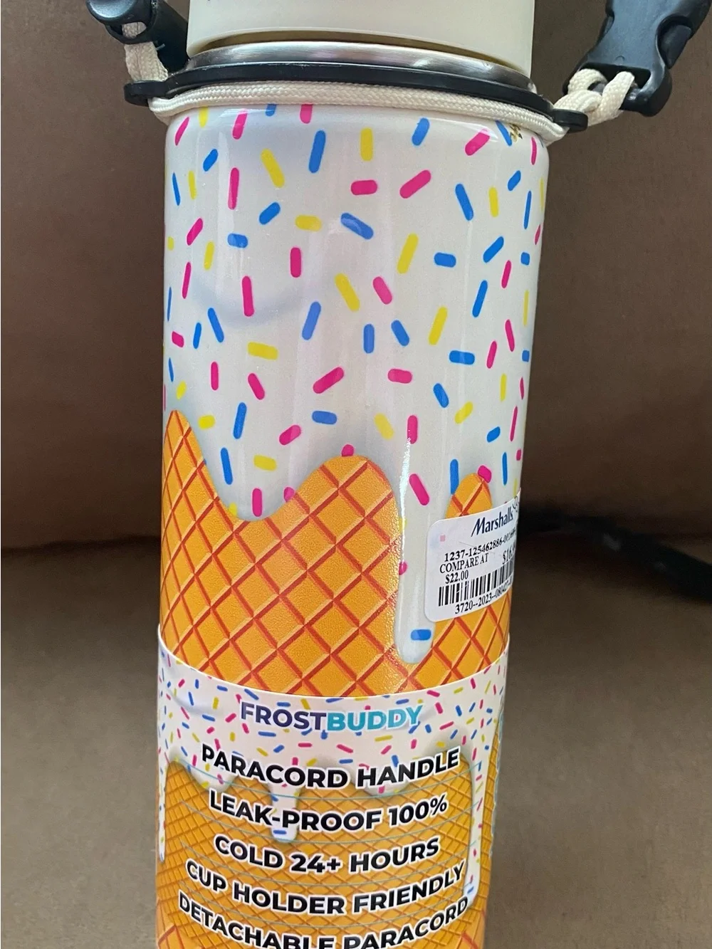 Frost buddy tumbler handle