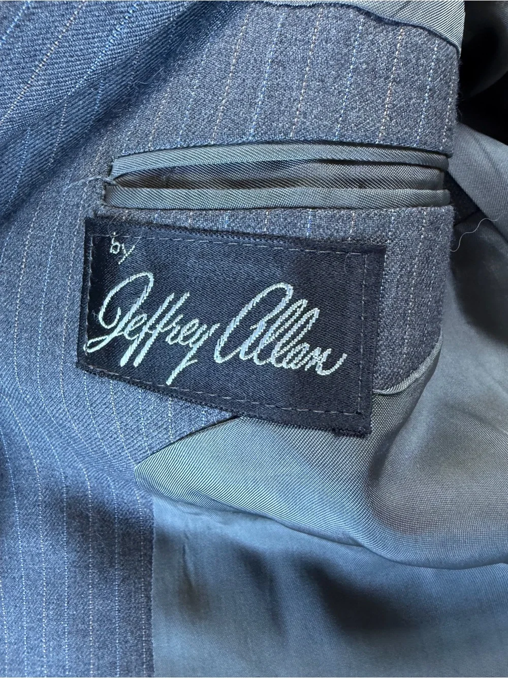 Jeffrey allen pinstripe meetings
