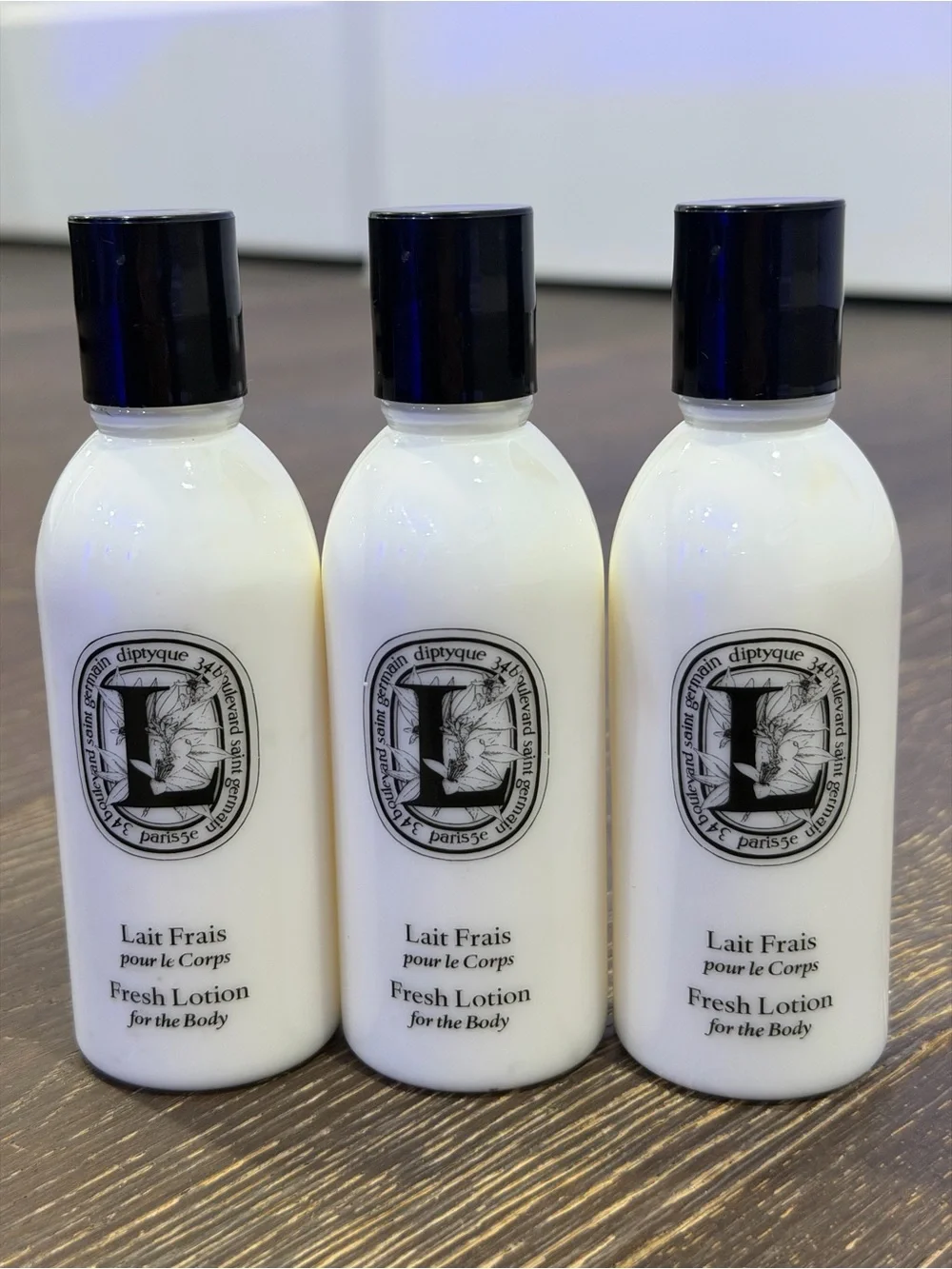 diptyque 3.72 oz times 3 Fresh Lotion Trio