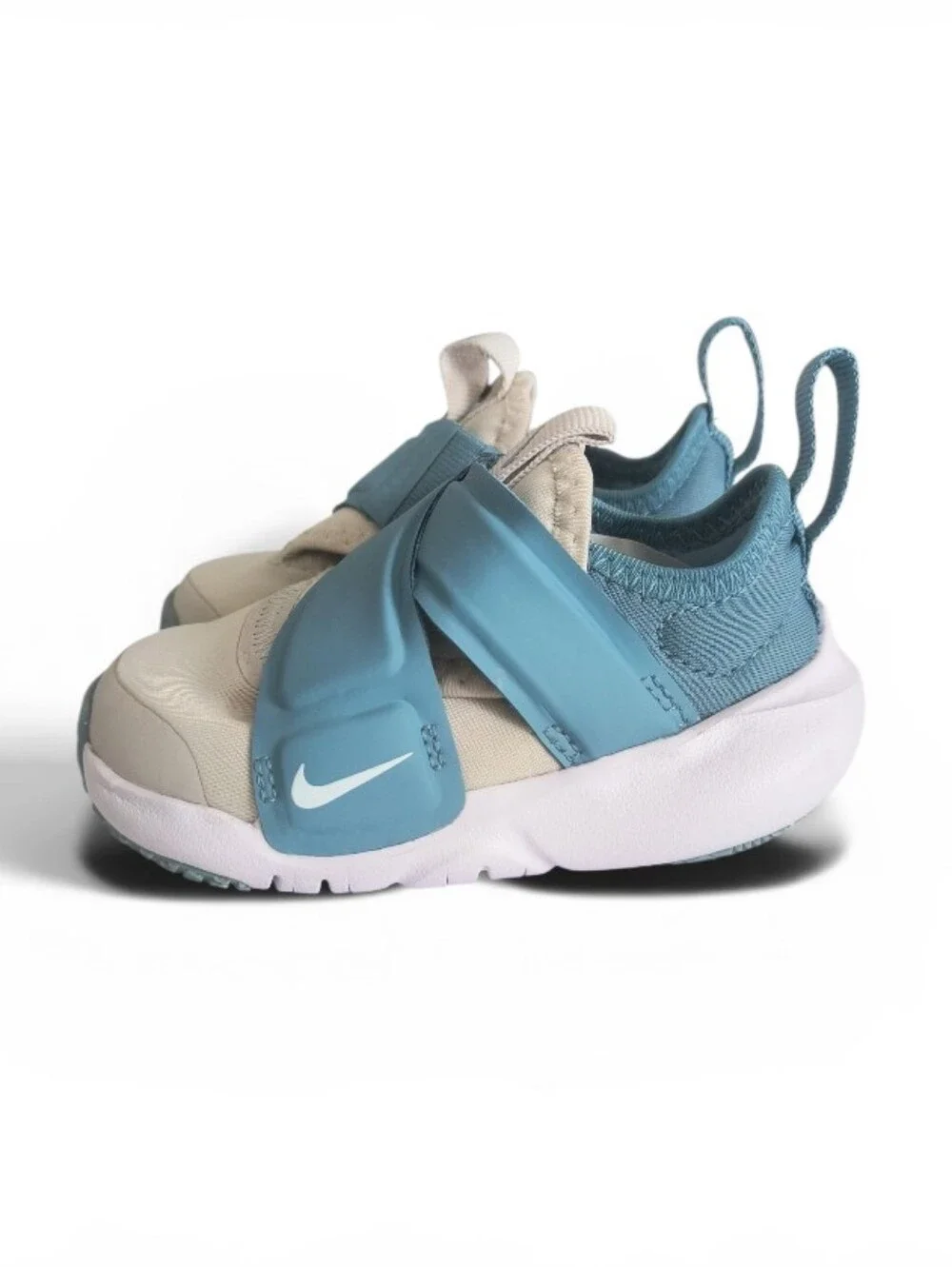 Nike Flex Advance TD Light Bone & Glacier Blue Infant Sneakers Size 4C