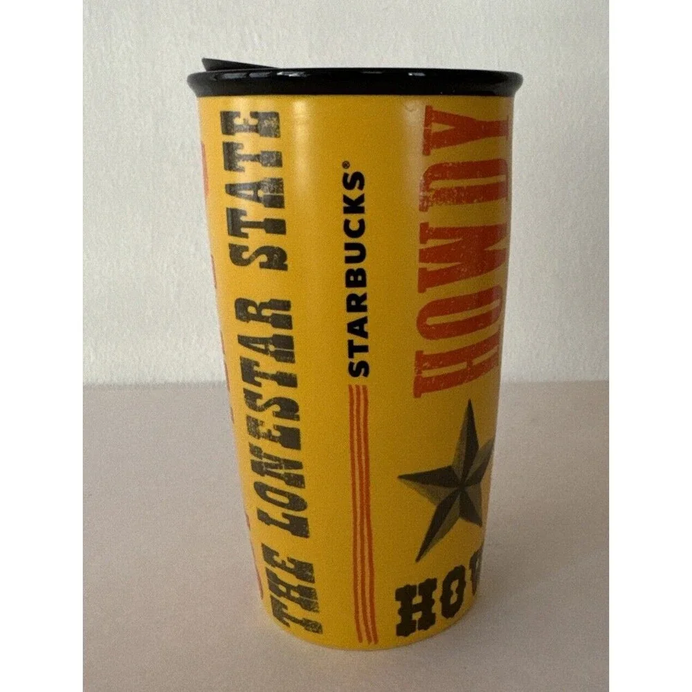 Starbucks Texas Lone Star State Ceramic Travel Mug