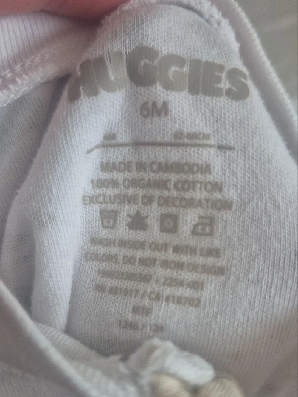 Huggies cozy white