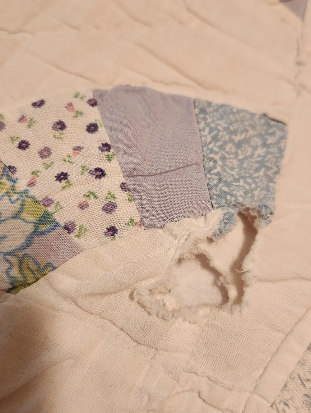 Handmade patchwork quilt