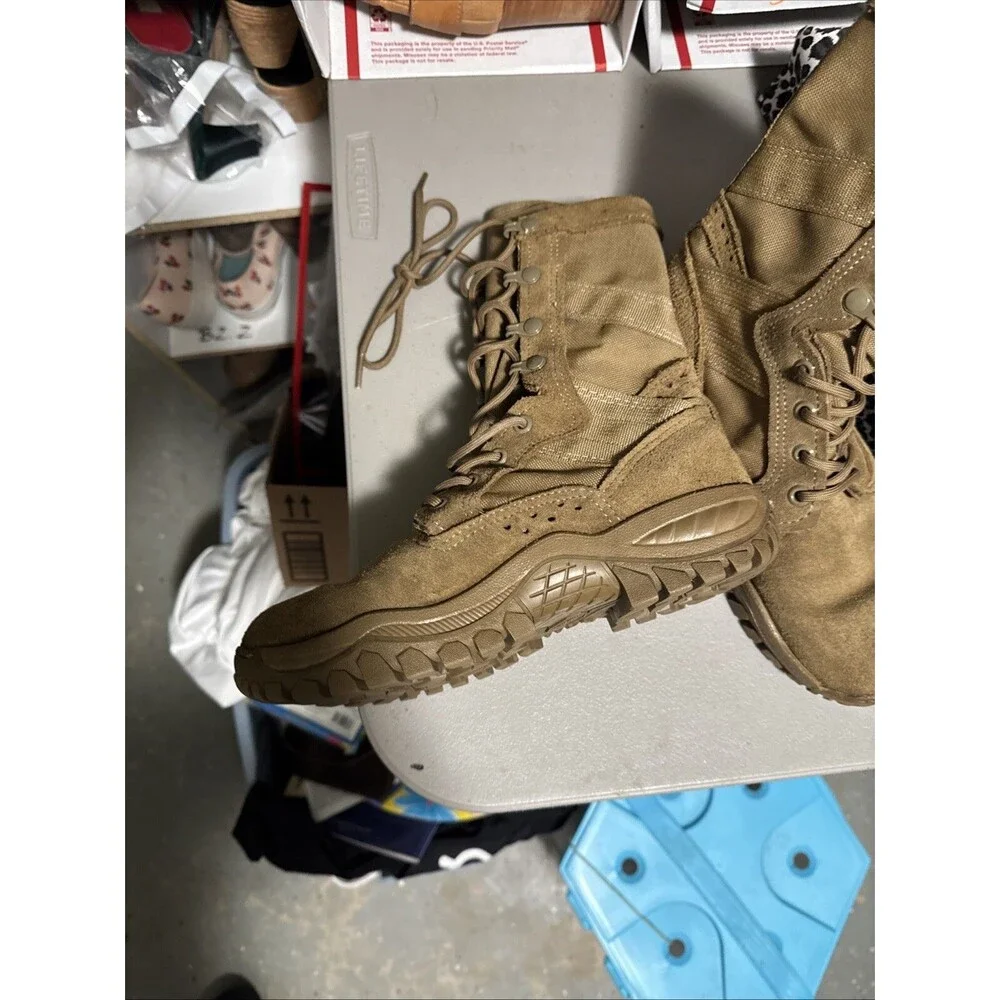 Mens Belleville Coyote Brown Flyweight C320 Boots Sz 5R Excellent Used Condition