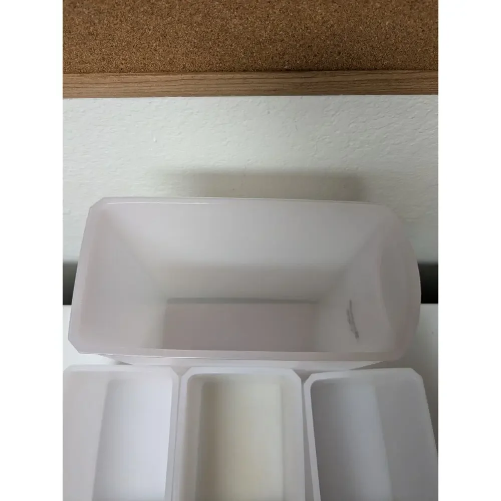 Tupperware Shelf Smart Pantry Storage Modular Containers Slim set of 6 with lids