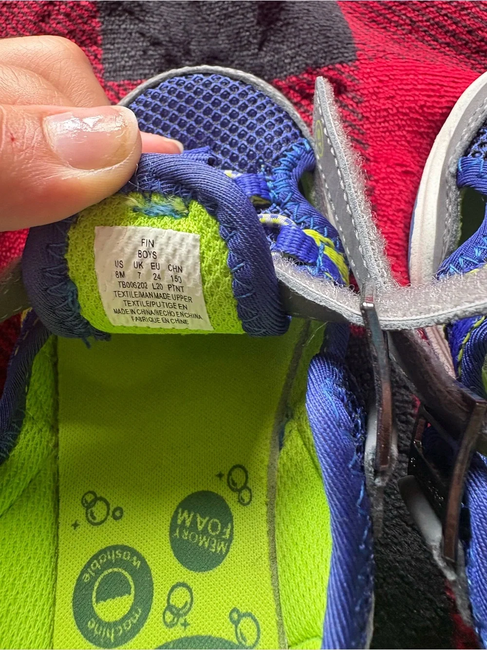 Stride Rite breathable mesh