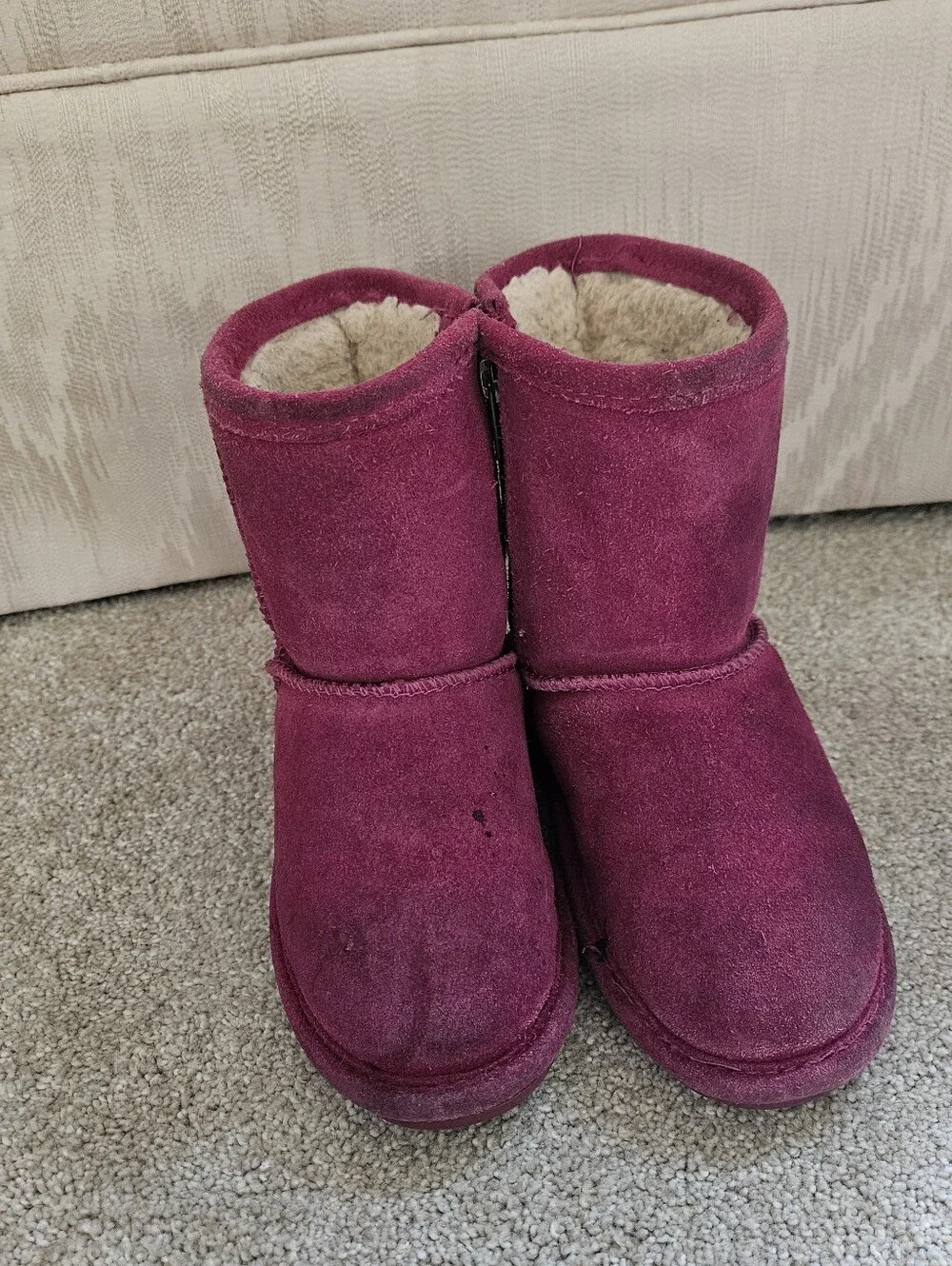 Bearpaw Boots, Purple, Size 10