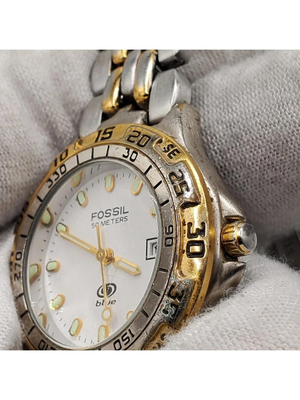 Fossil crystal does
