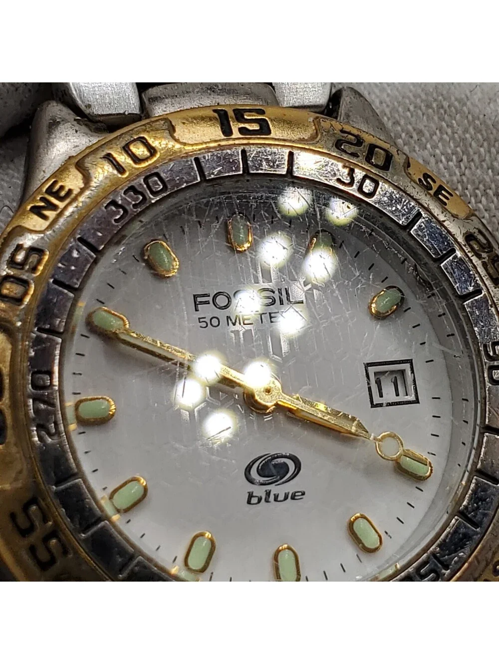 Fossil crystal does