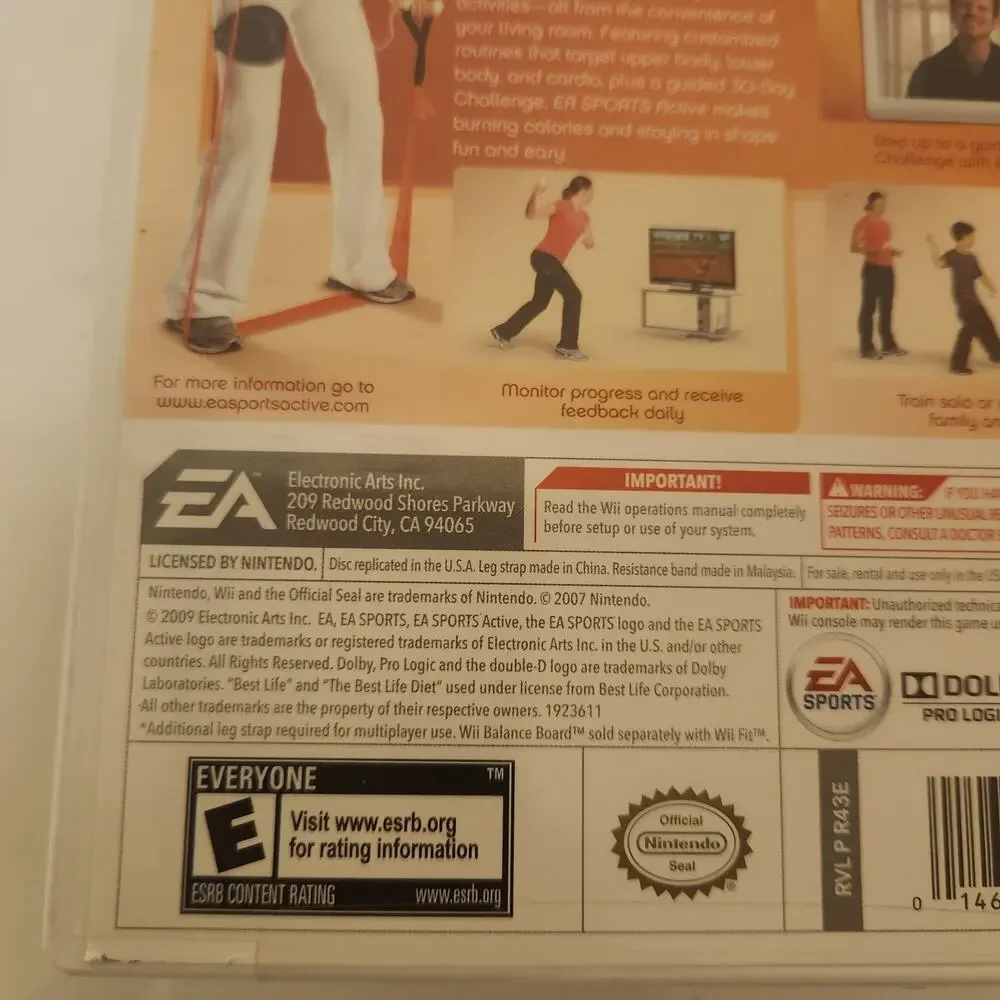 Nintendo fitness complete tone