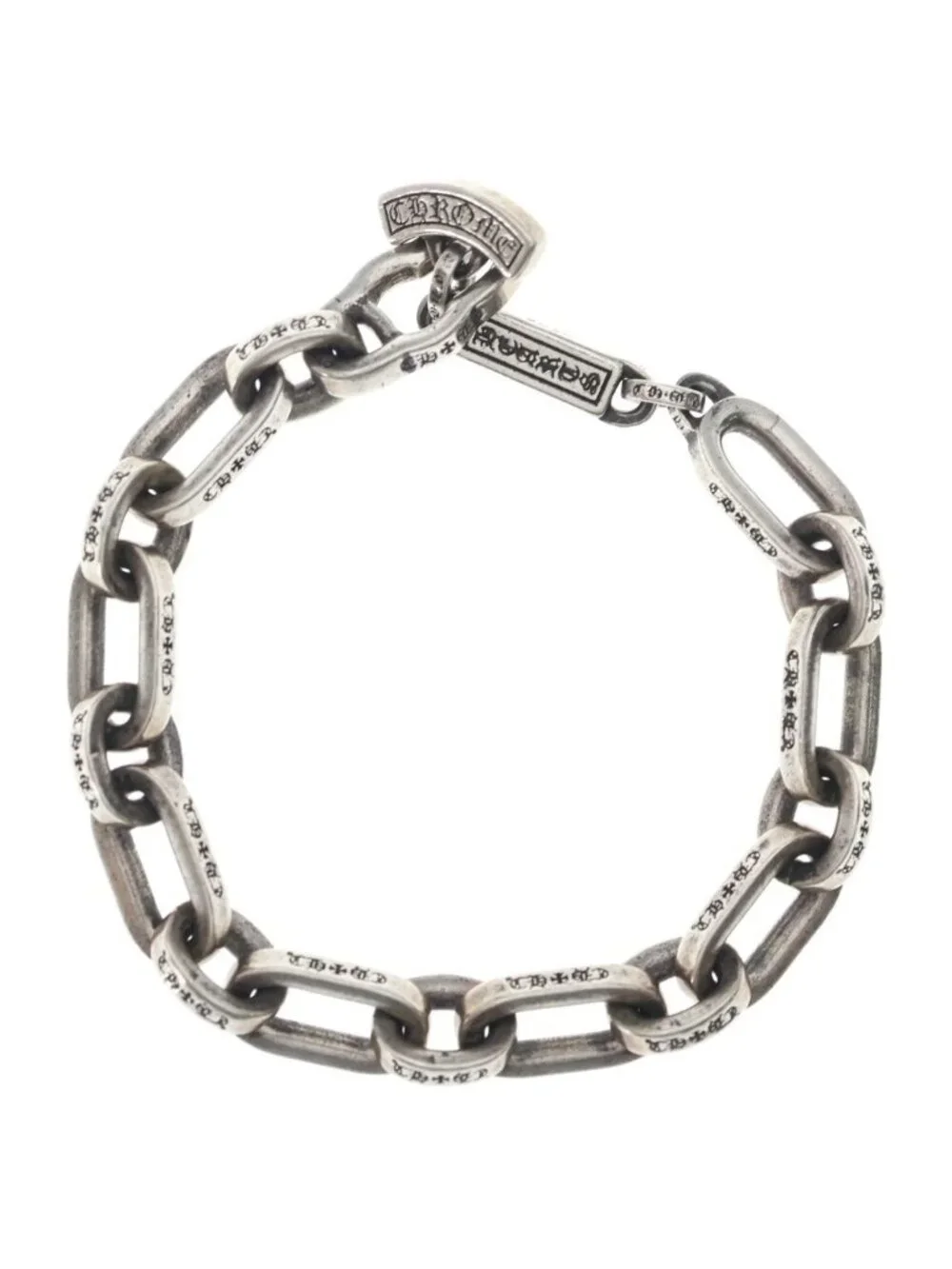 Chrome Hearts Paper Chn Chain Bracelet Silver