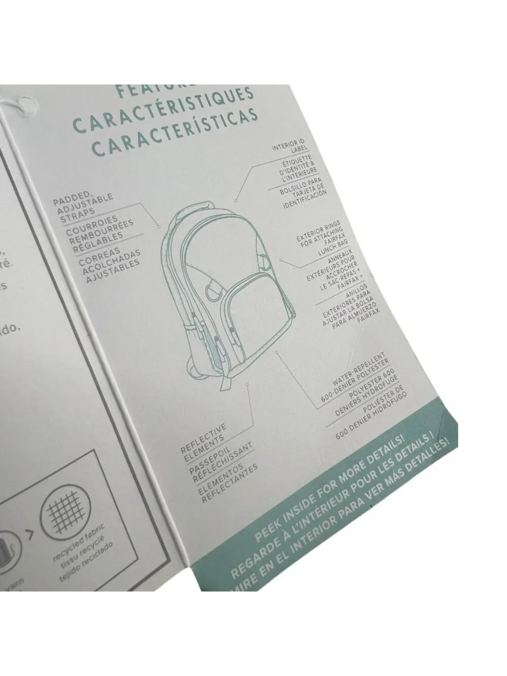 Pottery Barn Kids safety piping pockets
