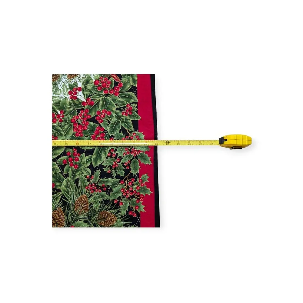 Handmade Timeless Treasures Nature's Holiday Quilted Wall Hanging 41.5