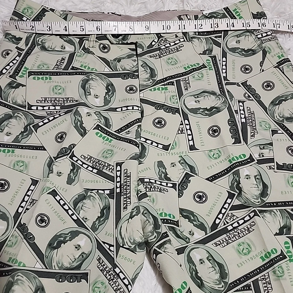 OPPO SUITS SET Stylish Money Print Blazer &  Pant  Green and Black