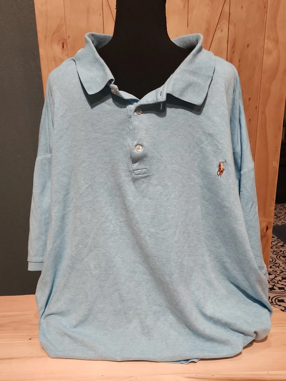 Polo by Ralph Lauren Light Blue Polo Shirt with Pony Logo