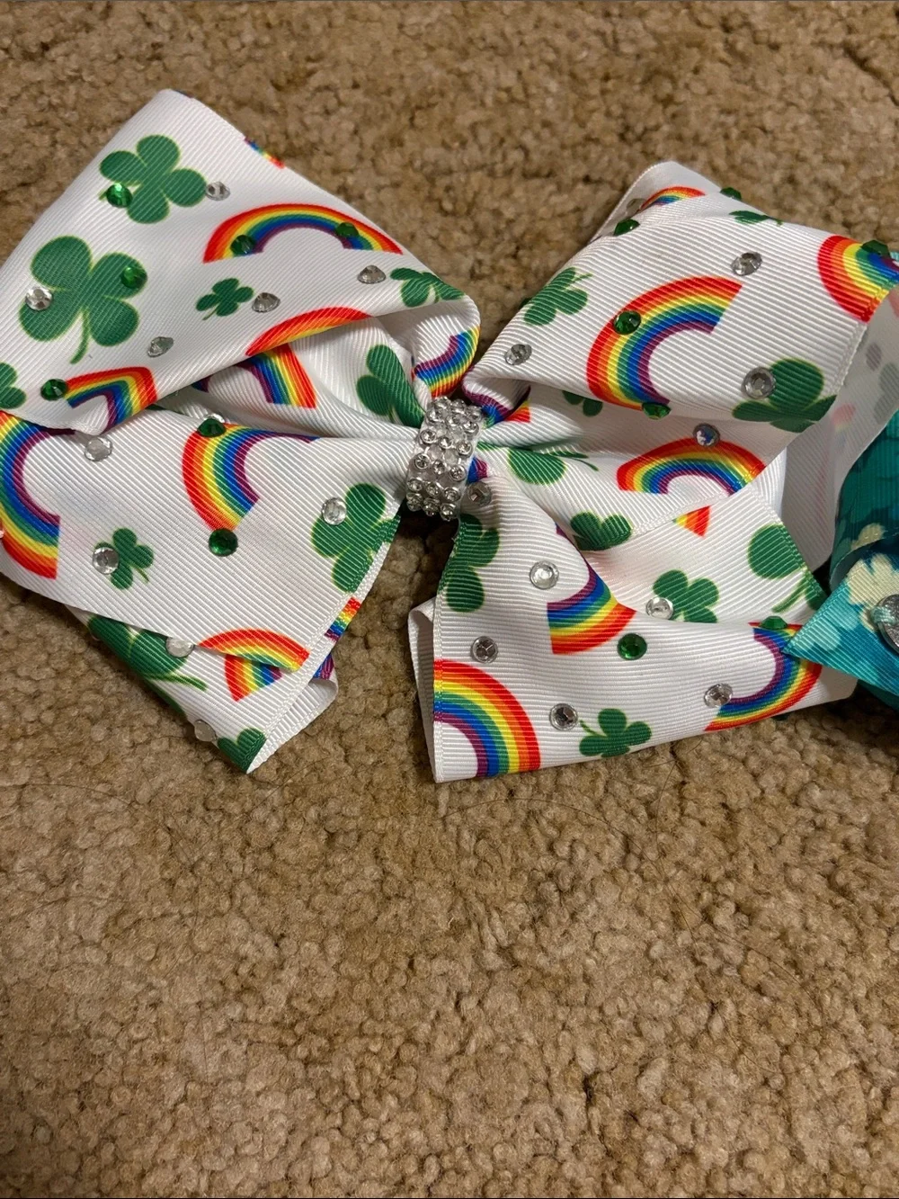 Set of 2 St Patricks Day Jojo Bows
