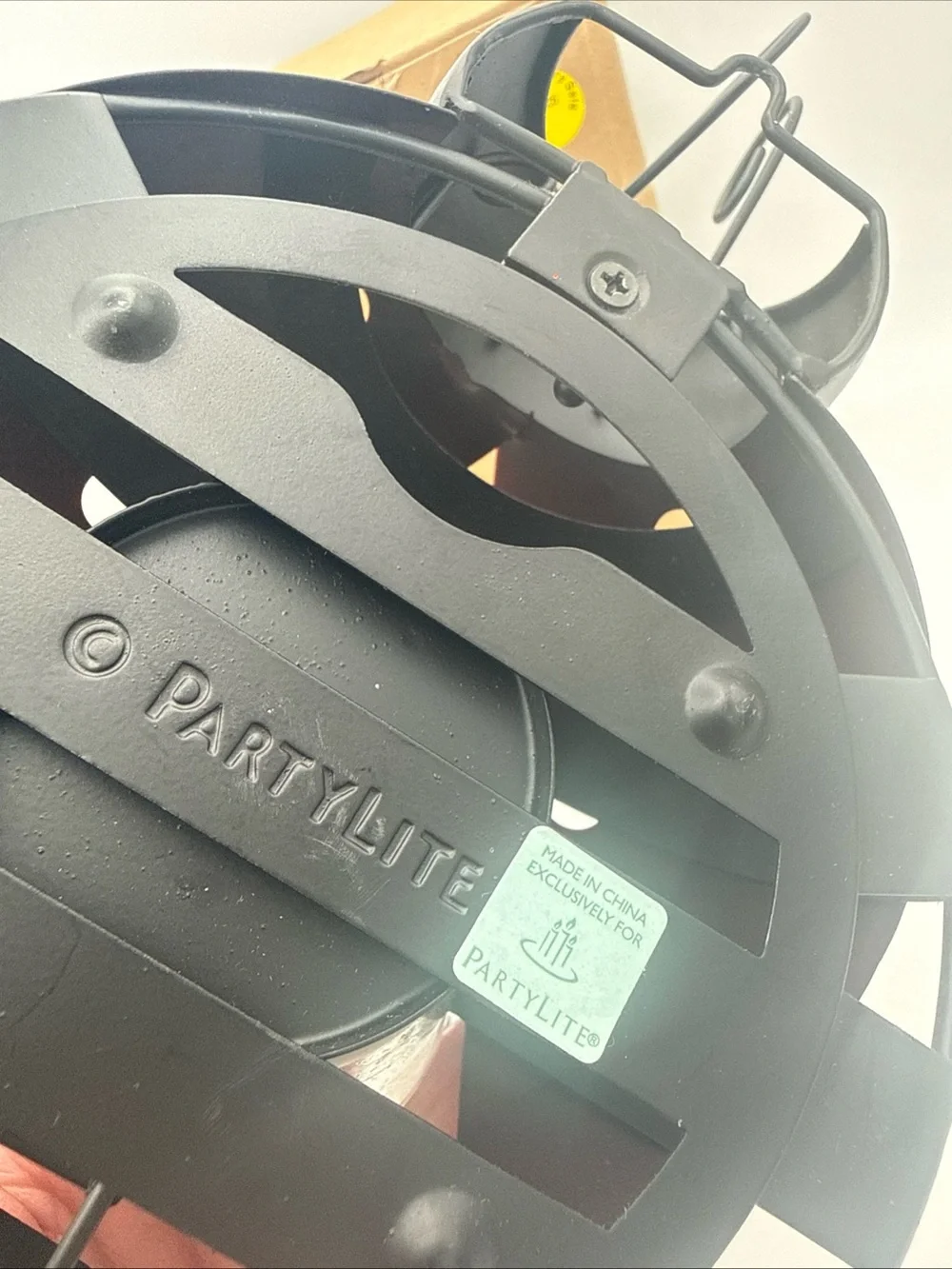 PartyLite metal hardware sitting