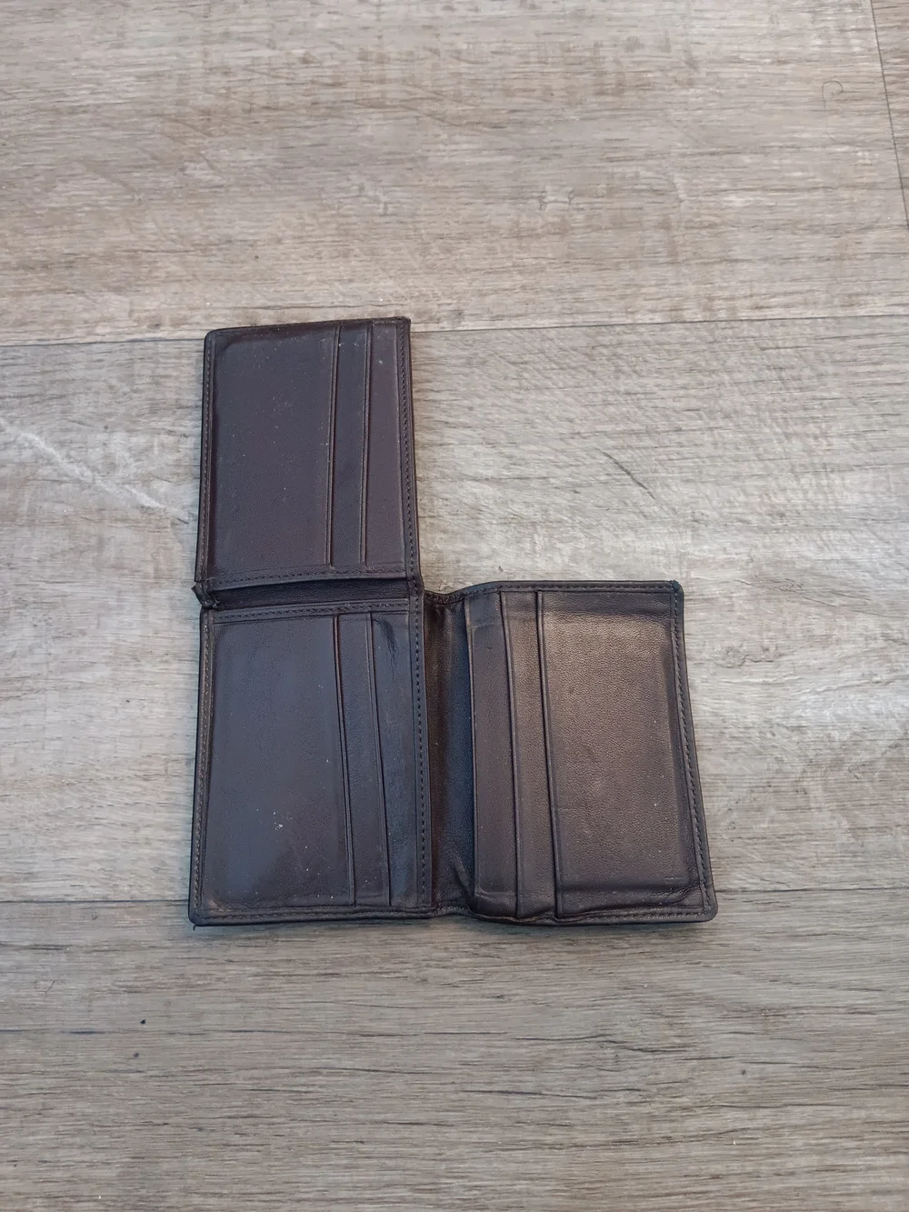 Tumi brown leather