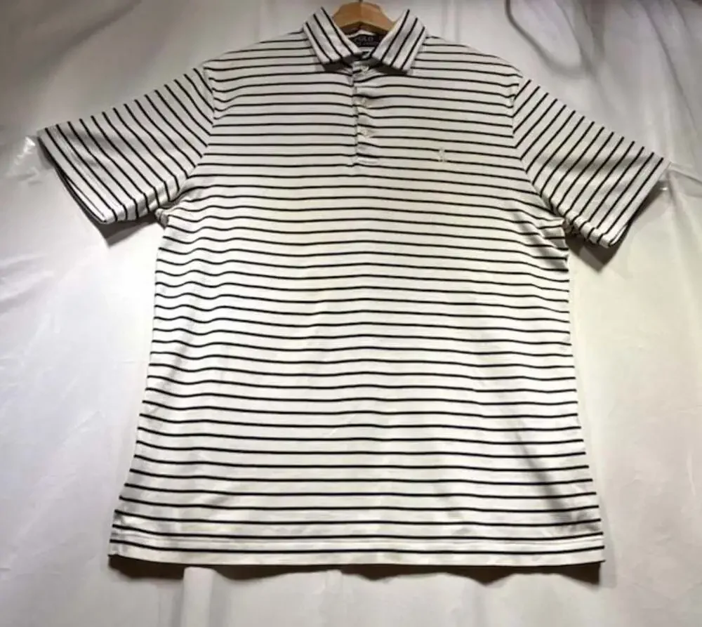 Polo Ralph Lauren Classic Fit Striped Short Sleeve Polo Shirt
