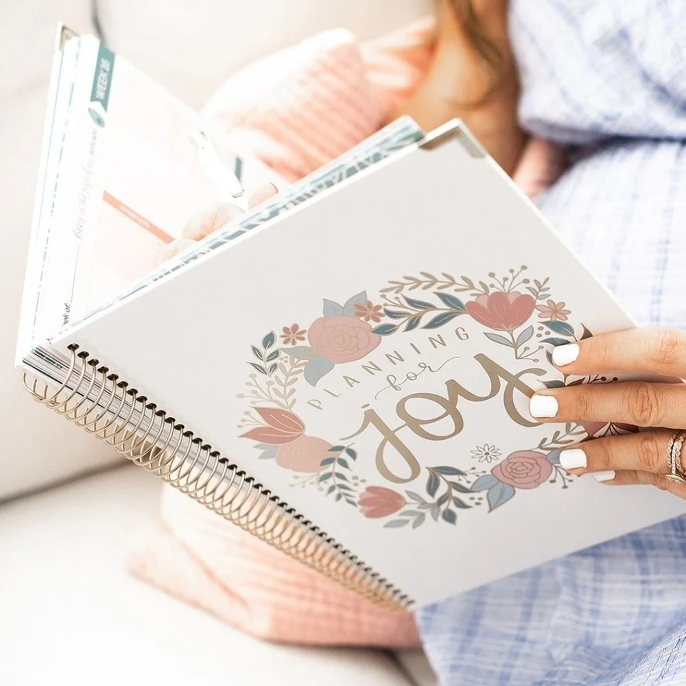 NWT Bloom Pregnancy & Baby's First Year Planner & Calendar, Planning for Joy