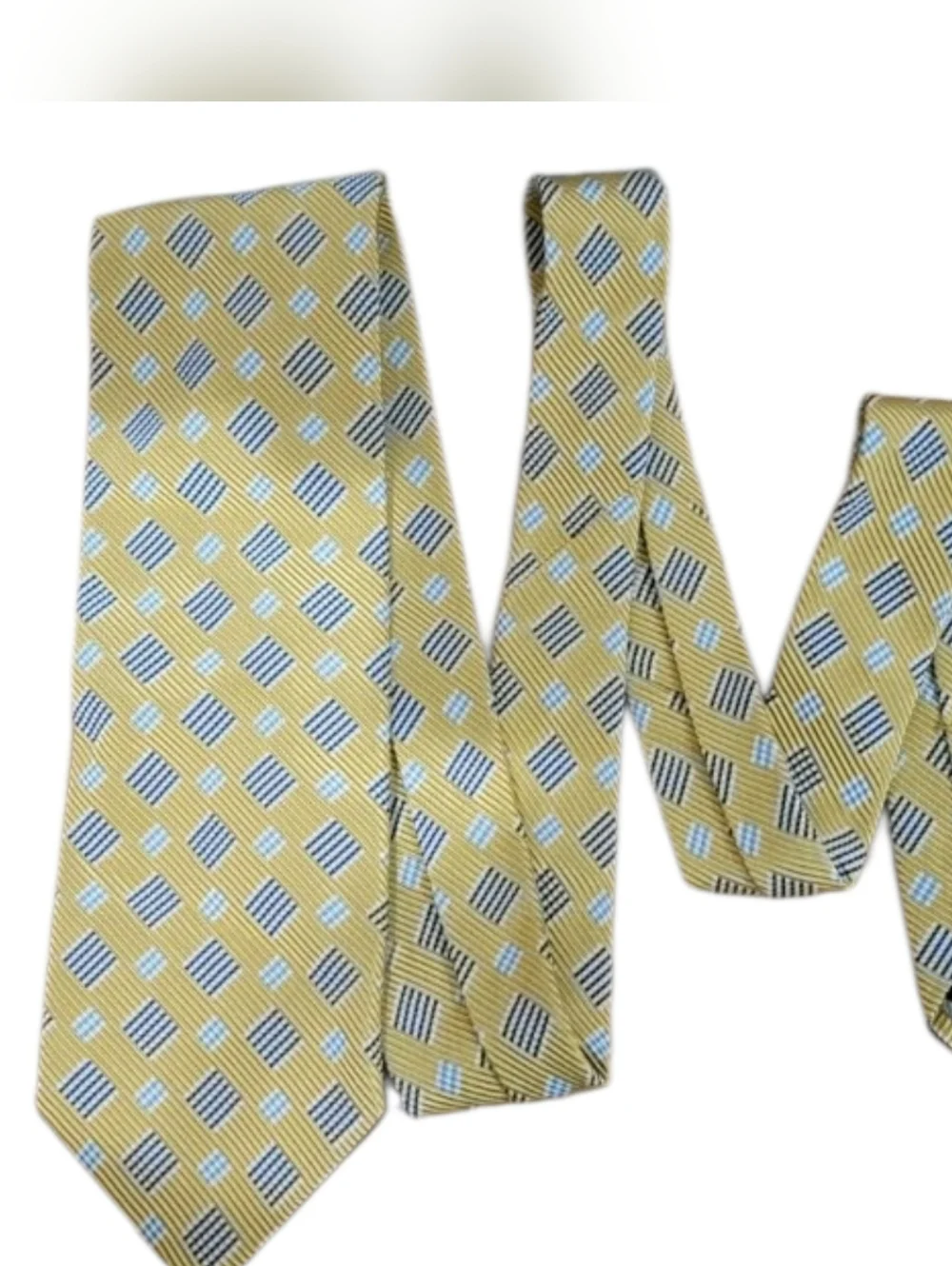 Ermenegildo Zegna‎ Multicolor Diamond Silk Neck Tie Made in Italy
